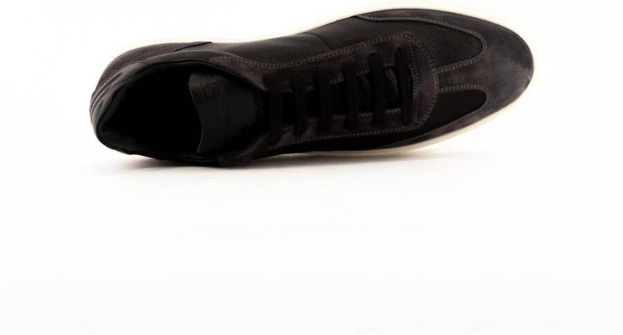 Pantofola D'Oro Elegante Heren Leren Sneakers Black Heren