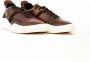 Pantofola D'Oro Elegante Heren Leren Sneakers Brown Heren - Thumbnail 5