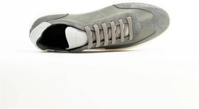 Pantofola D'Oro Elegante Heren Sneakers Grijs Suède Gray Heren