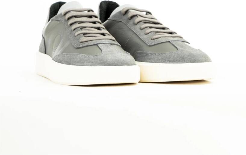 Pantofola D'Oro Elegante Heren Sneakers Grijs Suède Gray Heren