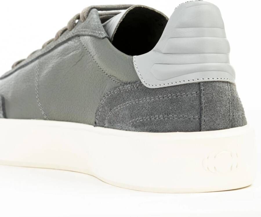 Pantofola D'Oro Elegante Heren Sneakers Grijs Suède Gray Heren