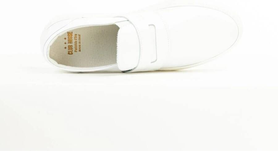 Pantofola D'Oro Elegante Heren Sneakers Wit Leer White Dames