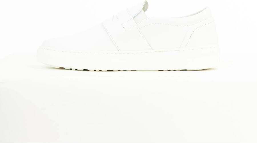 Pantofola D'Oro Elegante Heren Sneakers Wit Leer White Dames