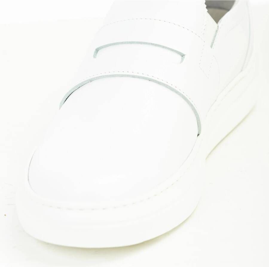 Pantofola D'Oro Elegante Heren Sneakers Wit Leer White Dames