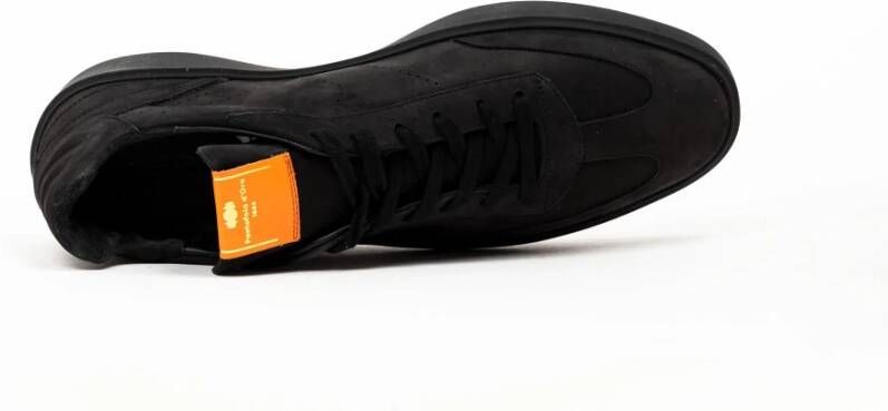 Pantofola D'Oro Elegante Heren Sneakers Zwart Oranje Black Heren