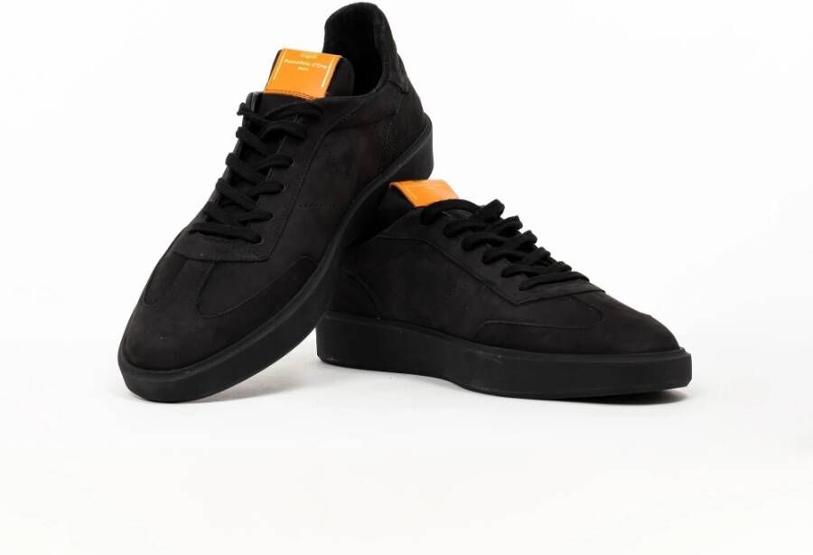 Pantofola D'Oro Elegante Heren Sneakers Zwart Oranje Black Heren