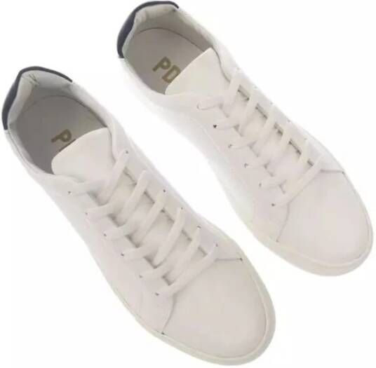 Pantofola D'Oro Elegante Witte Leren Sneakers White Heren