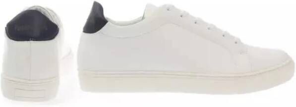 Pantofola D'Oro Elegante Witte Leren Sneakers White Heren