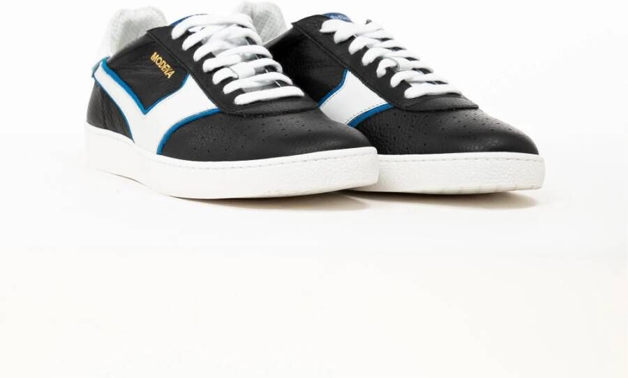 Pantofola D'Oro Heren Modena Calf Leren Sneakers Black Heren