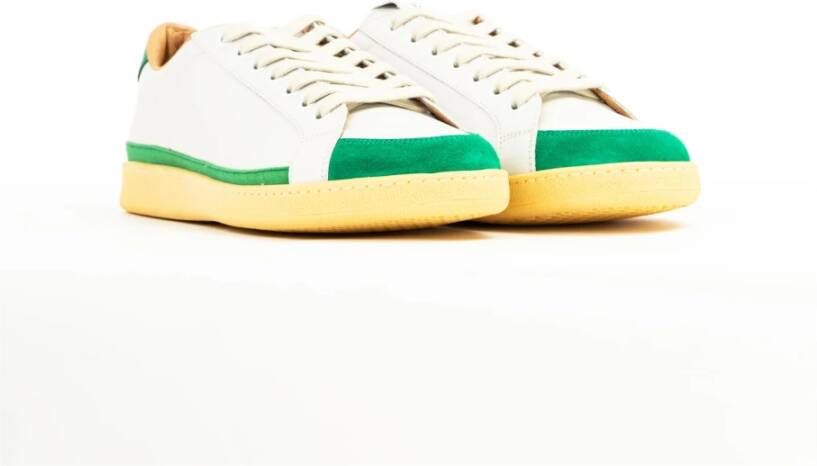 Pantofola D'Oro Heren Sneakers Wit Groen White Heren