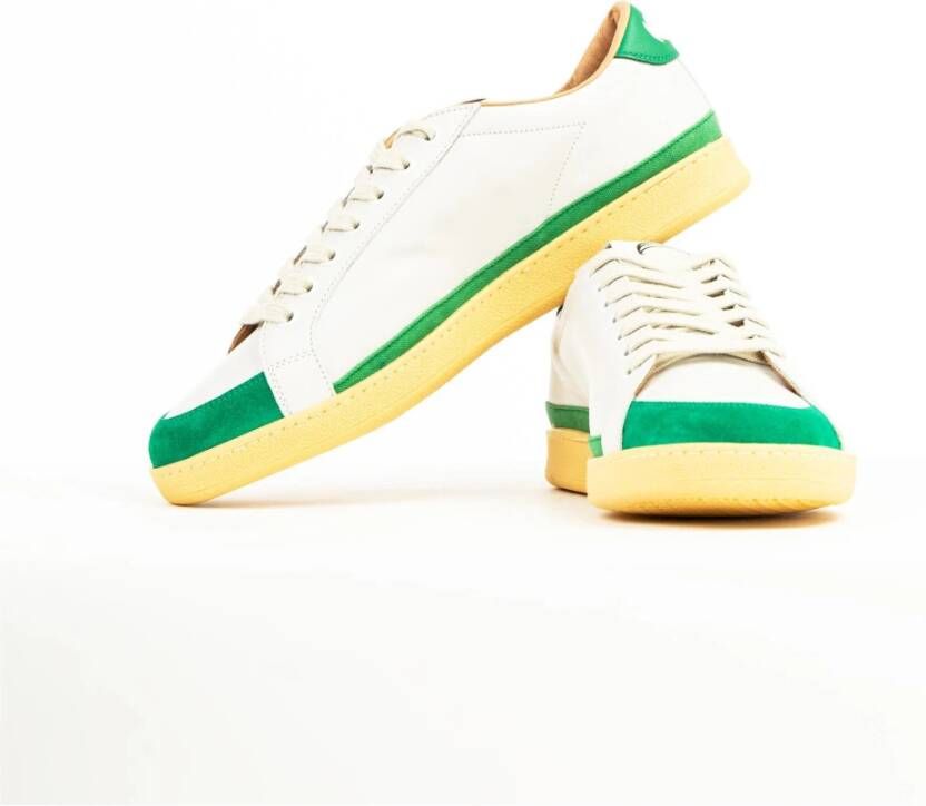 Pantofola D'Oro Heren Sneakers Wit Groen White Heren