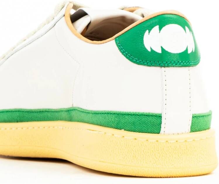 Pantofola D'Oro Heren Sneakers Wit Groen White Heren