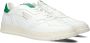 Pantofola D'Oro Lage Groene Accent Leren Sneakers White Heren - Thumbnail 9