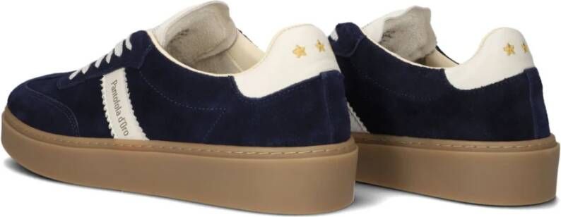 Pantofola D'Oro Lage Suède Sneakers Argentario Stijlvol Blue Heren