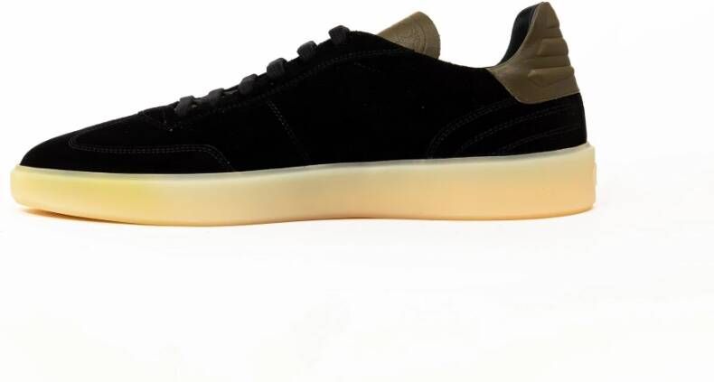 Pantofola D'Oro League Low Suede Sneakers Black Heren