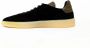 Pantofola D'Oro League Low Suede Sneakers Black Heren - Thumbnail 4