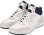 Pantofola D'Oro Velours Leren Sneakers met Klassieke Stijl White Heren - Thumbnail 3