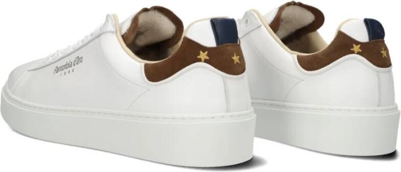 Pantofola D'Oro Witte Lage Top Sneakers Elba White Heren