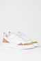 Pantofola D'Oro Witte leren sneaker met driesterrenlogo White Heren - Thumbnail 2