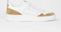 Pantofola D'Oro Witte leren sneaker met driesterrenlogo White Heren - Thumbnail 3