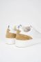 Pantofola D'Oro Witte leren sneaker met driesterrenlogo White Heren - Thumbnail 4