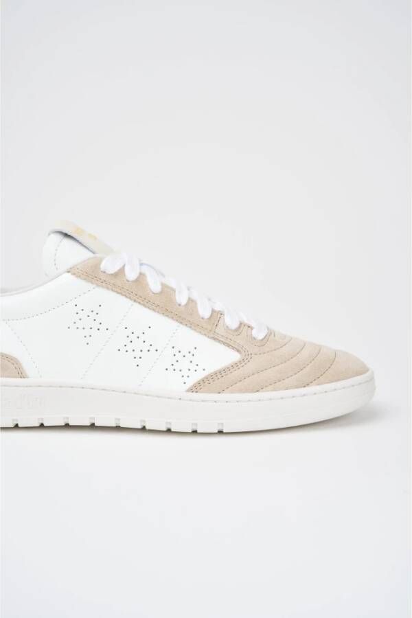 Pantofola D'Oro Witte leren sneaker voor heren White Heren