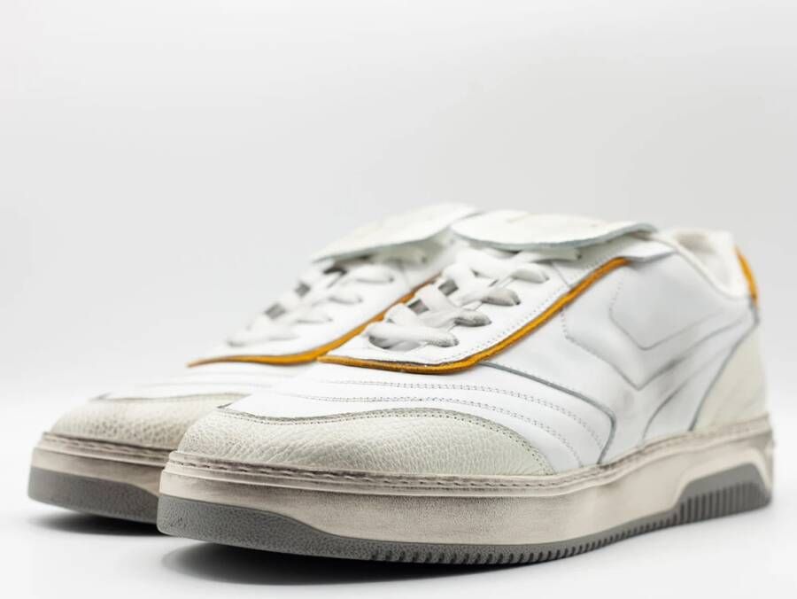 Pantofola D'Oro Witte Leren Sneakers voor Mannen White Heren