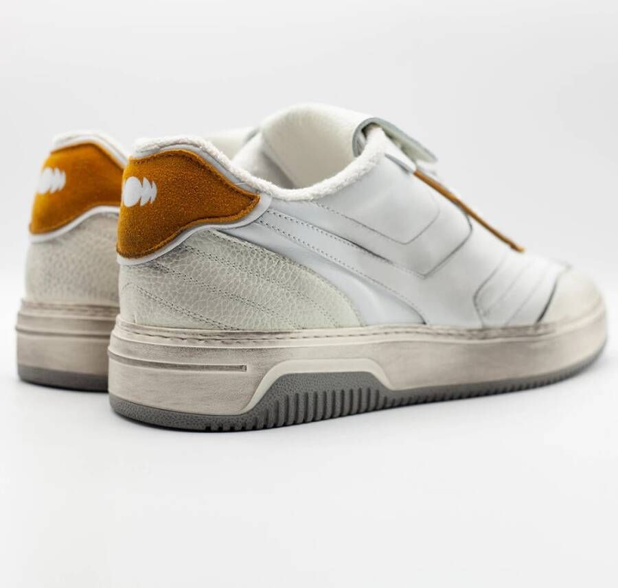 Pantofola D'Oro Witte Leren Sneakers voor Mannen White Heren