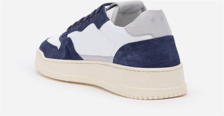 Pantofola D'Oro Witte Sneakers Assist Schoenen Blue Heren