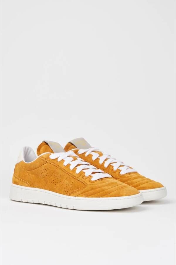 Pantofola D'Oro Witte Sneakers Wembley Stijl Orange Heren