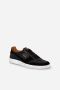 Pantofola D'Oro Zwarte leren retro voetbalsneakers Black Heren - Thumbnail 3