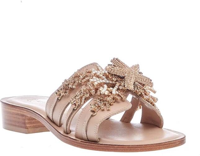 Paola Fiorenza Sandals Beige Dames