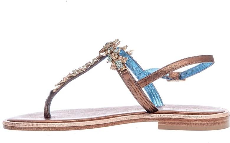 Paola Fiorenza Sandals Brown Dames