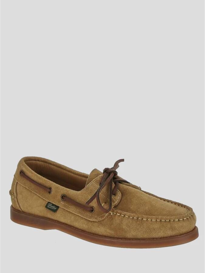 Paraboot Beige Leren Loafers Beige Heren