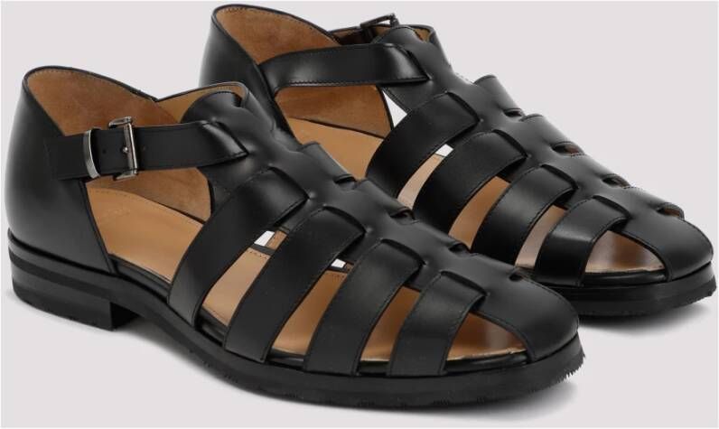 Paraboot Flat Sandals Black Heren