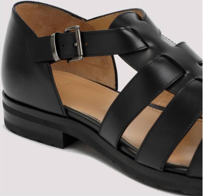 Paraboot Flat Sandals Black Heren