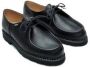 Paraboot Handgemaakte Zwarte Leren Derby Schoenen Black Heren - Thumbnail 2