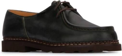 Paraboot Klassieke Leren Schoenen voor Mannen Black Heren