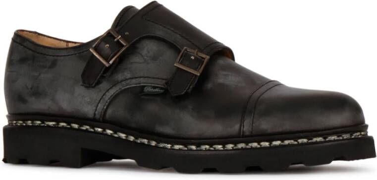 Paraboot Klassieke Leren Schoenen voor Mannen Black Heren