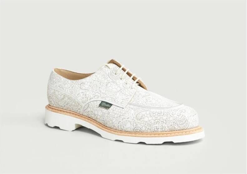 Paraboot Laser Lace Leren Derbies White Dames