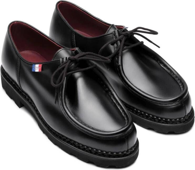 Paraboot Lisse Noir Stijlvolle Veterschoenen Black Heren