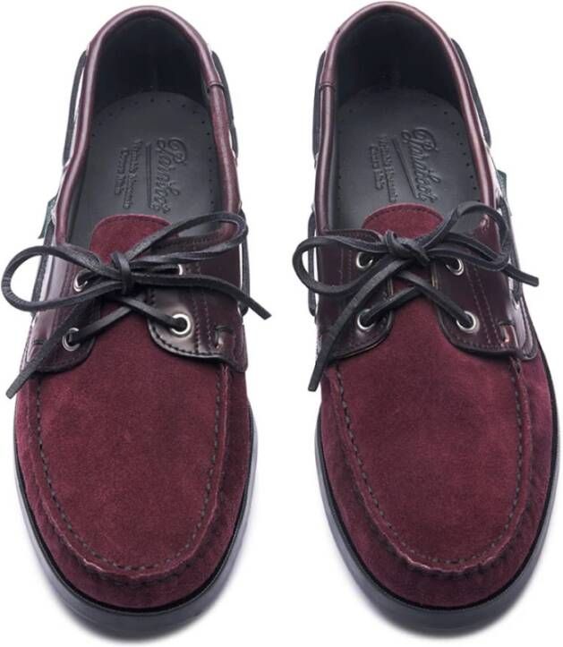 Paraboot Marine Moccasin in kalfsleer rubberen zool Red Heren