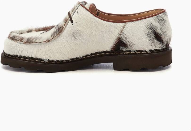 Paraboot Norman Cowhide Hair Leren Schoen White Heren