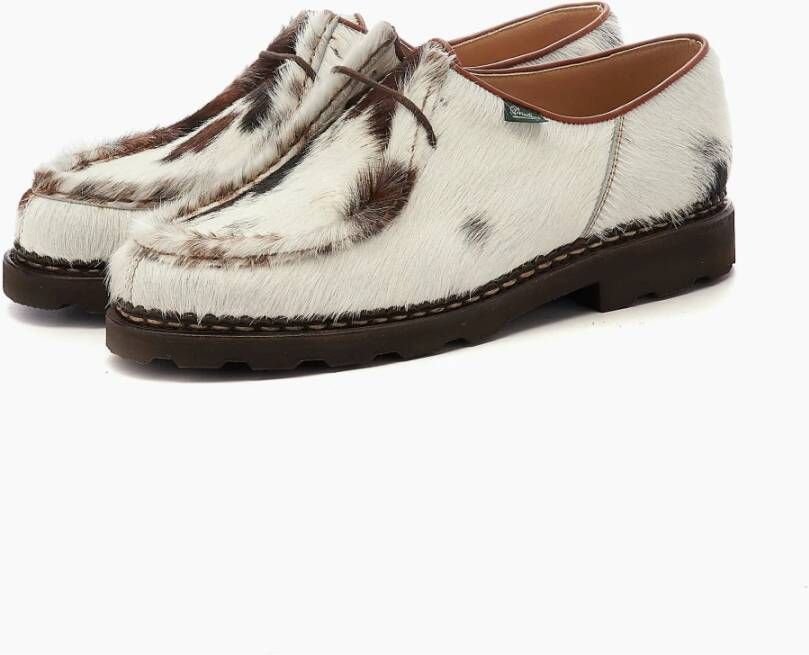 Paraboot Norman Cowhide Hair Leren Schoen White Heren