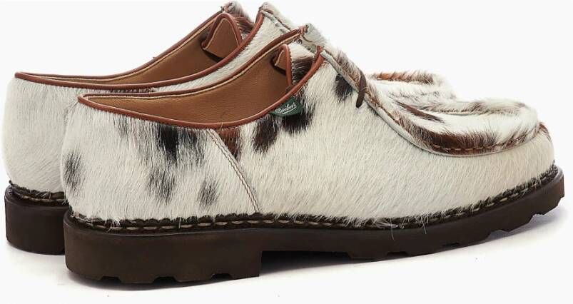 Paraboot Norman Cowhide Hair Leren Schoen White Heren