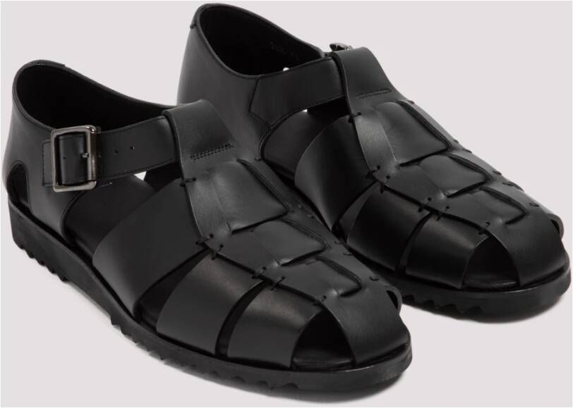 Paraboot Pacific Gesp Sandalen Black Heren