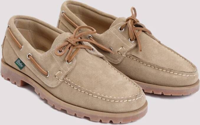 Paraboot Sand Malo Leren Schoenen Beige Heren