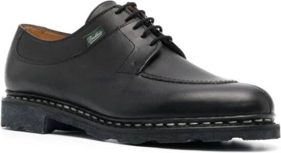 Paraboot Zwarte leren veterschoenen Black Heren