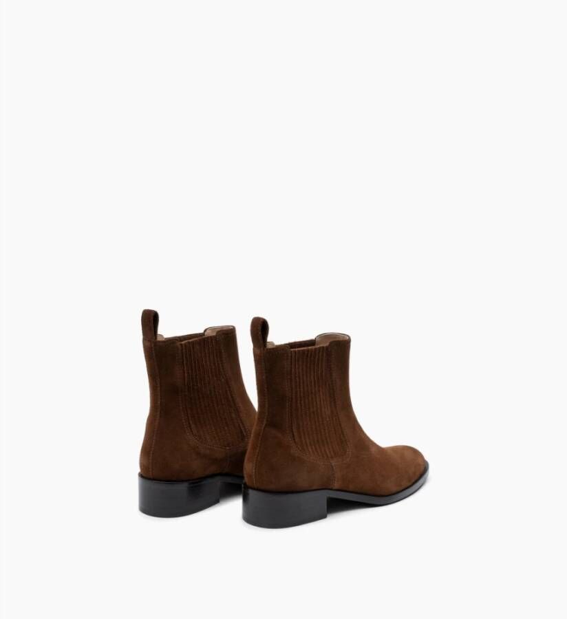 Parallele Chelsea Boot in Cognac Suède Brown Dames