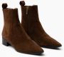 Parallele Chelsea Boot in Cognac Suède Brown Dames - Thumbnail 3